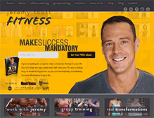 Tablet Screenshot of jeremyscottfitness.com